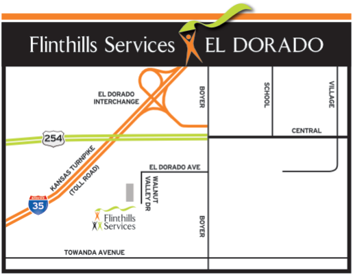 Flinthills Services El Dorado Map